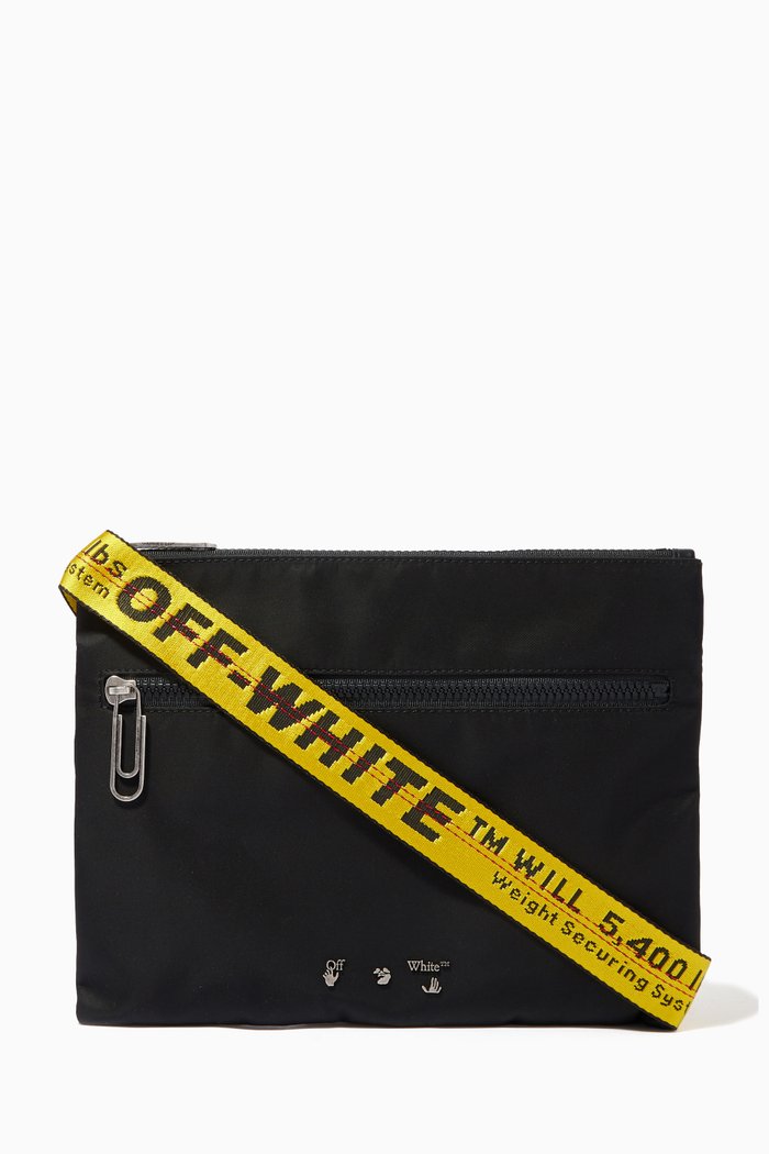 

Off-Core Flat Crossbody in Nylon, Black