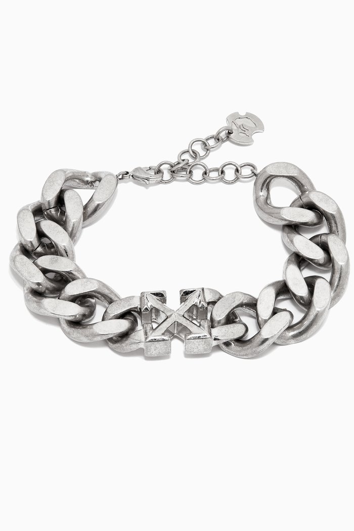 

Arrows Chain Bracelet in Brass, Silver