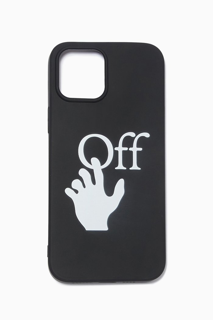 

Hands Off Logo iPhone 12 Pro Max Case, Black