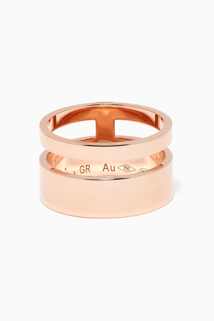 

Berbere 2 Rows Ring in 18kt Rose Gold