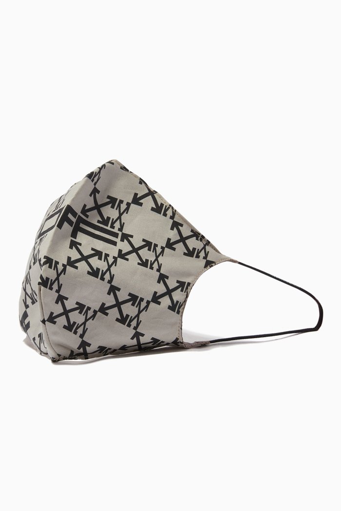 

Arrows Face Mask in Cotton, Black