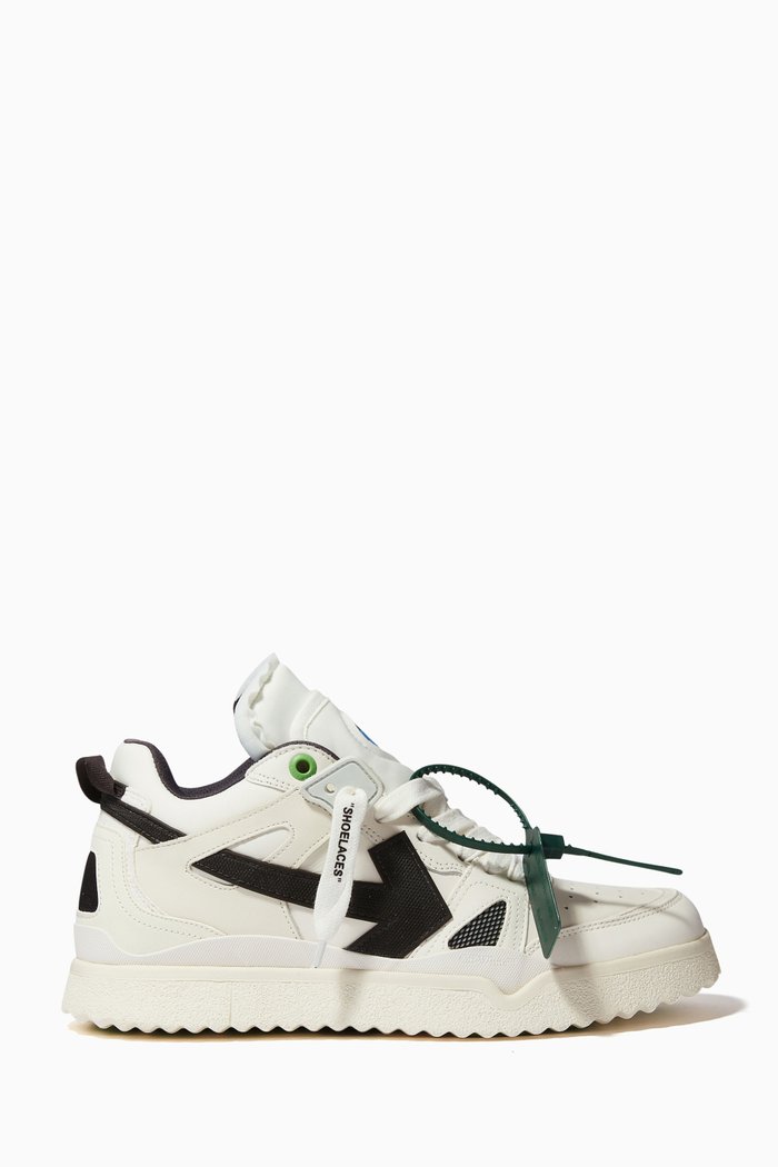 

Sponge Sneakers in Leather, White