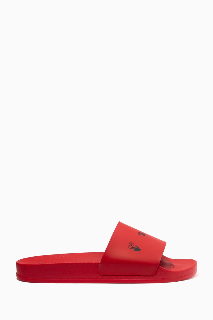 

Logo Slides in PU, Black