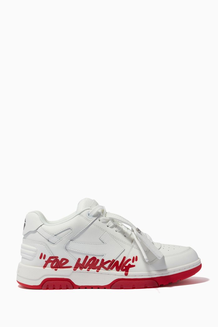 

Out of Office "OOO" Sneakers in Calf Leather, White