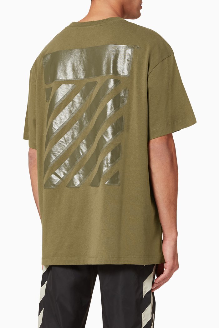 

Diagonal Tab T-shirt in Jersey, Green