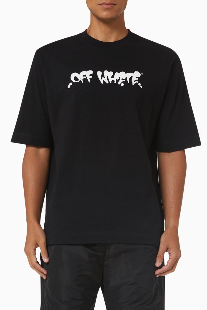 

Logo Skate T-shirt in Cotton, Black