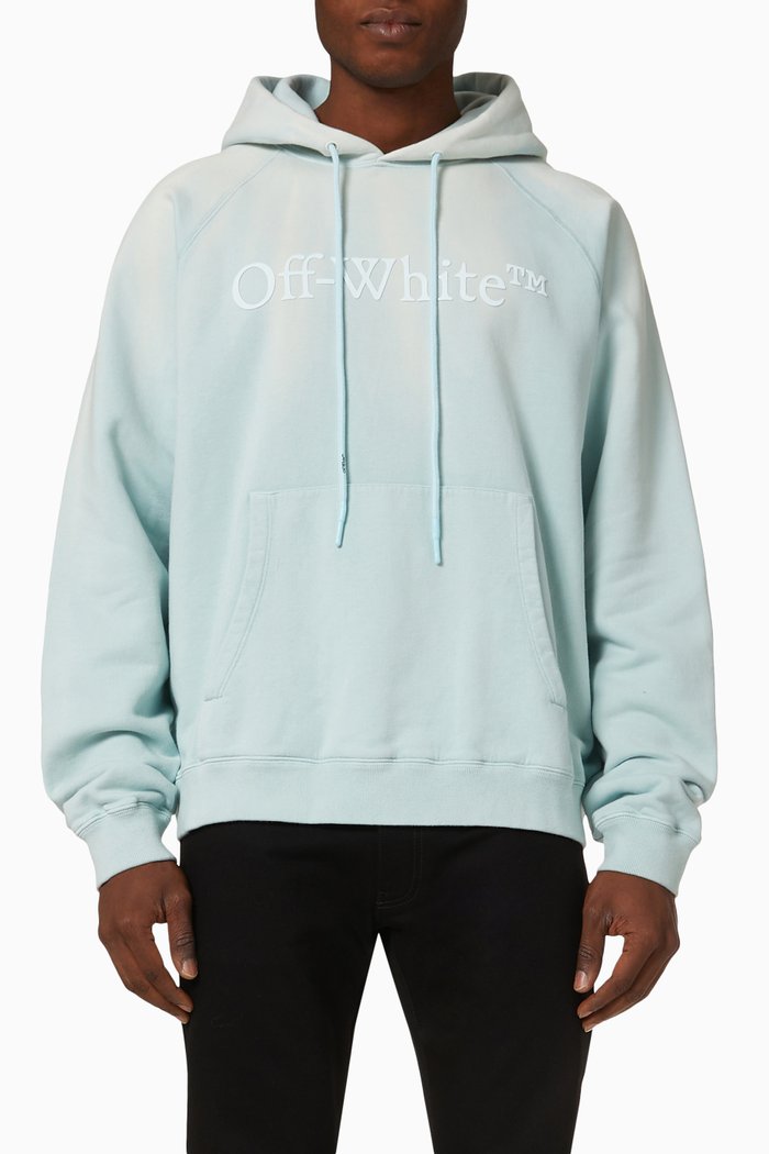 

Laundry Raglan Skate Hoodie in Cotton Terry, Blue