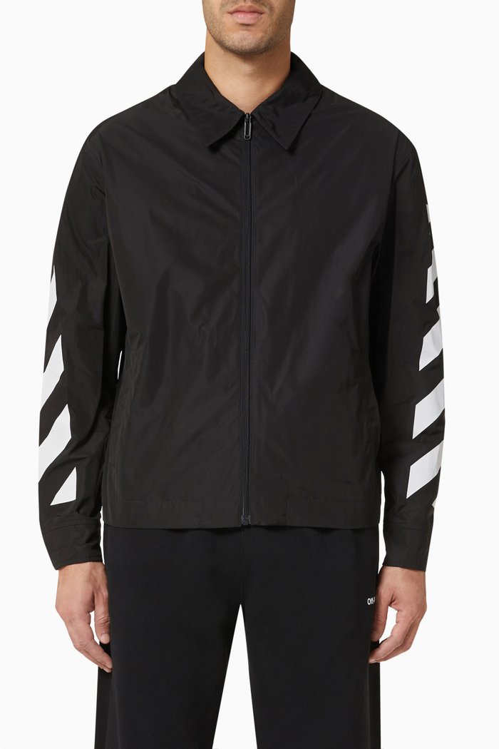 

Diagonals Harrington Jacket, Black