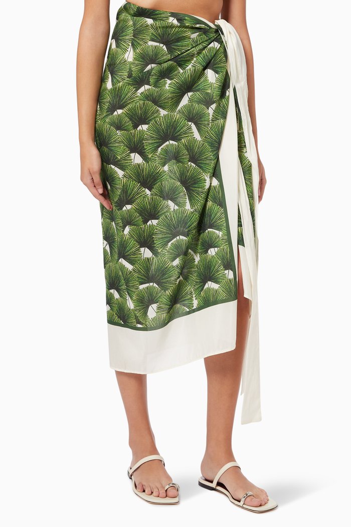 

Lavanda Pareo in Cotton Silk Blend, Multicolour