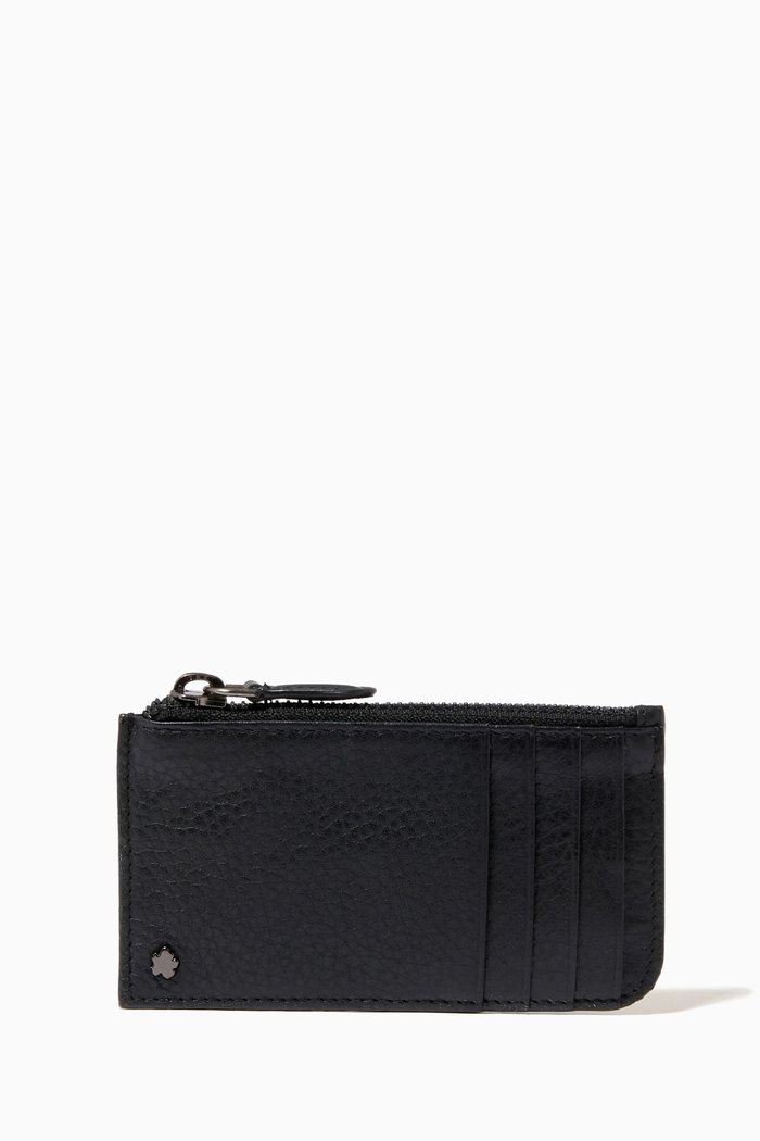 

Steave Leather Cardholder in Leather, Black