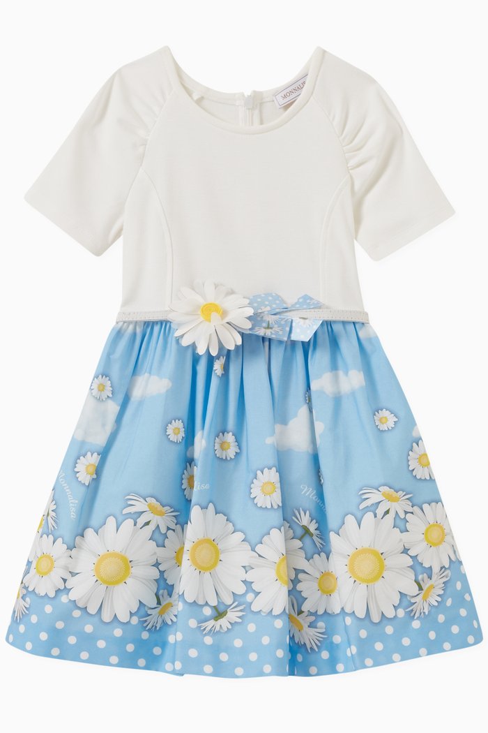 

Daisy Print Cloud Dress, Blue