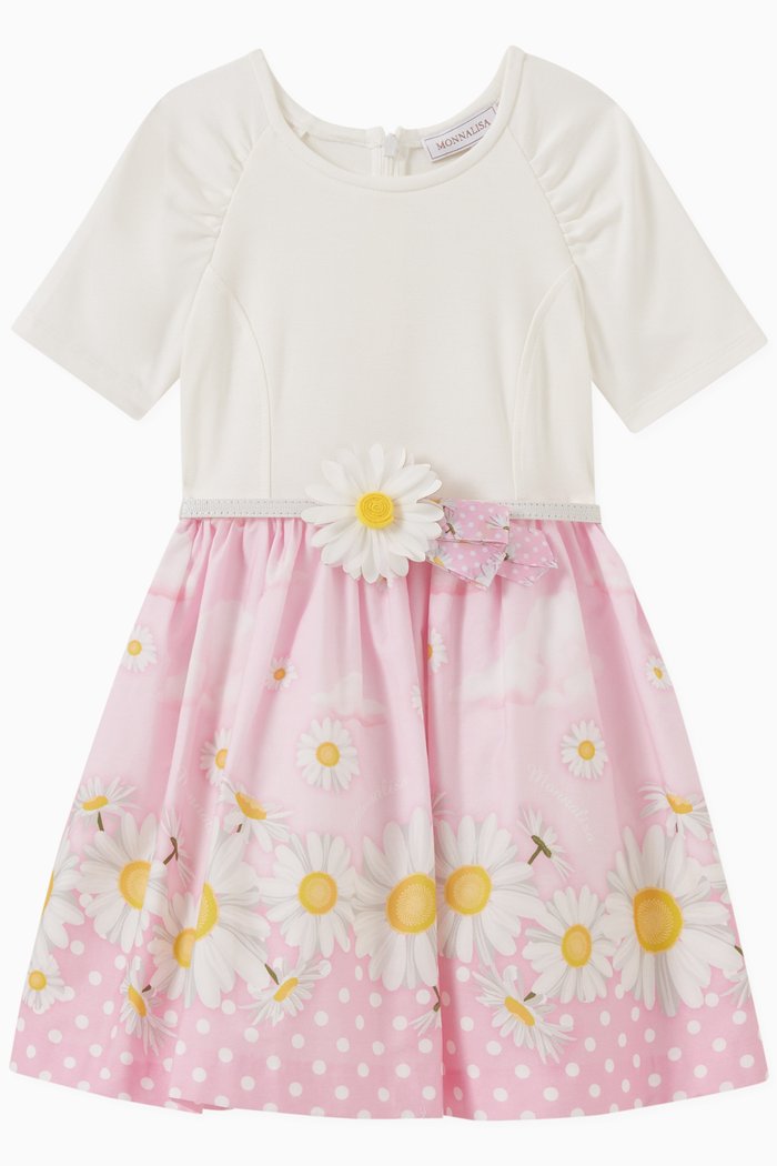 

Daisy Print Cloud Dress, Pink