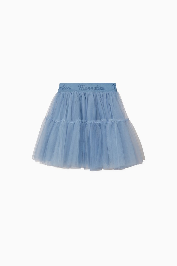 

Tutu Tulle Skirt in Cotton, Blue