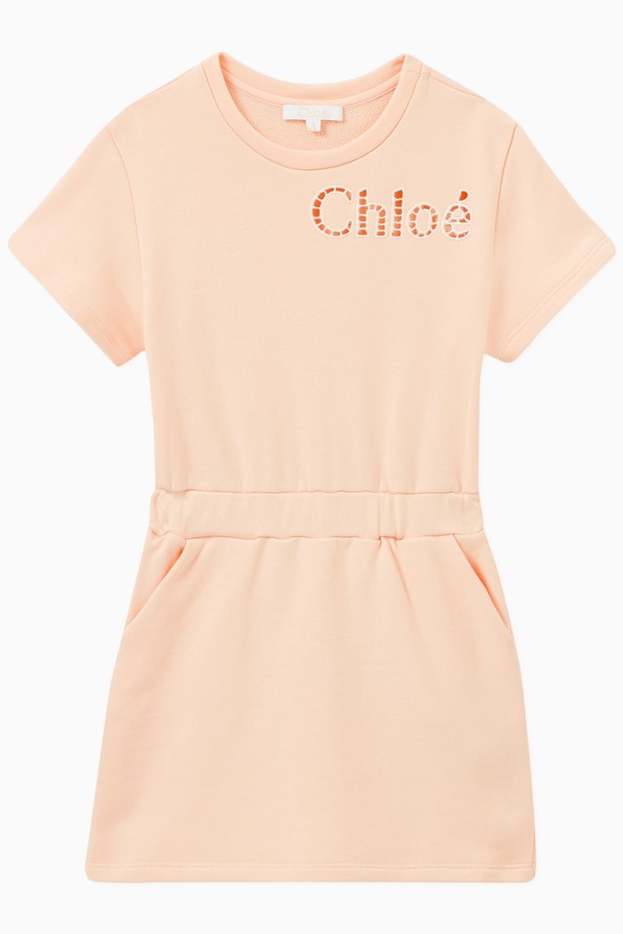 

Choupette T-shirt Dress in Cotton Jersey, Pink