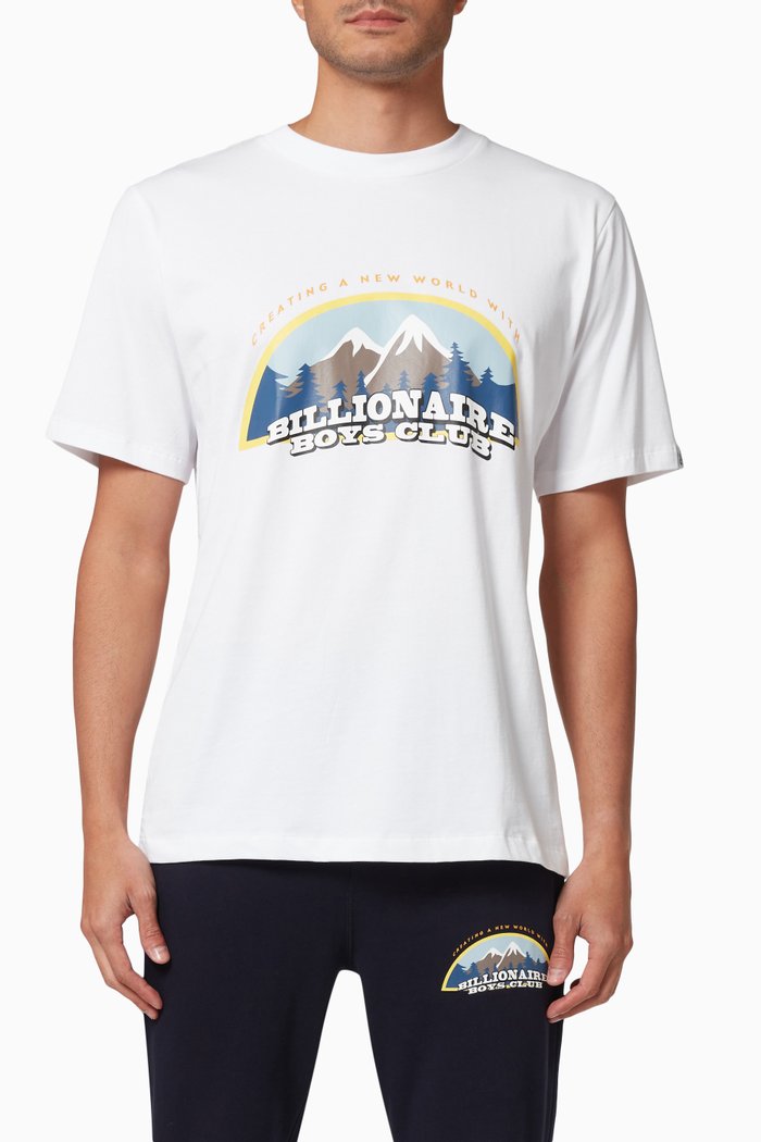 

National Park T-Shirt in Cotton, White