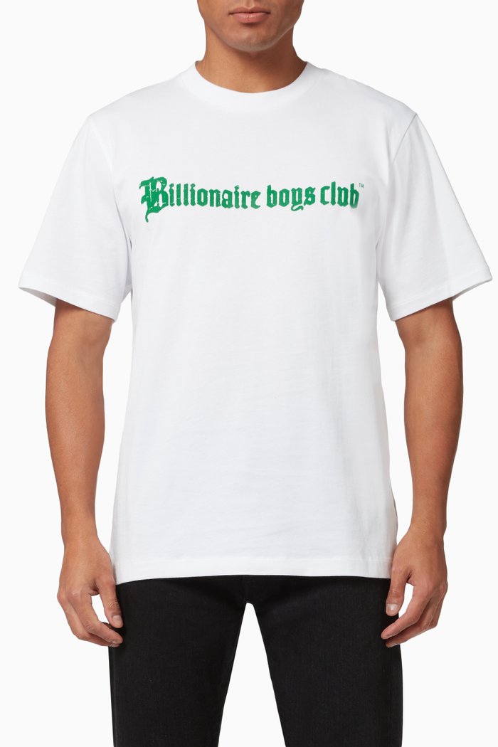 

Old English Logo T-shirt in Cotton, White