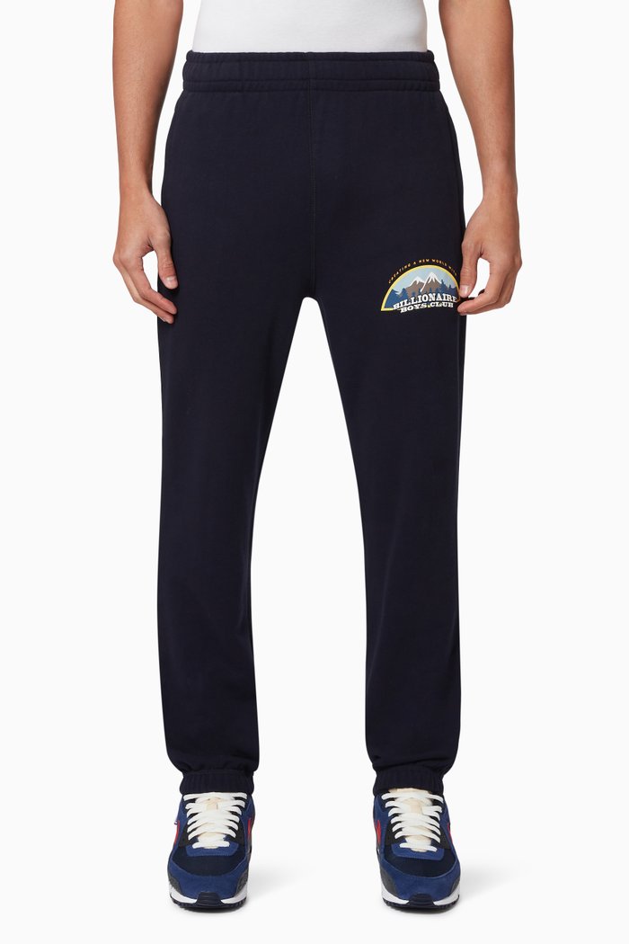 

National Park Sweatpants in Cotton, Blue