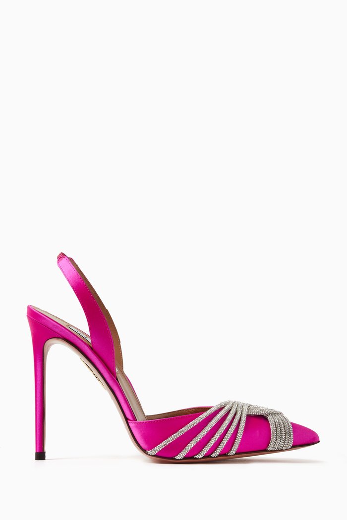 

Gatsby 105 Slingback Pumps in Satin, Pink