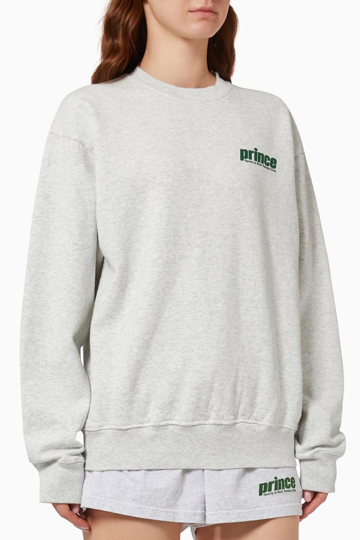 

Prince Sweatshirt in Cotton, Grey