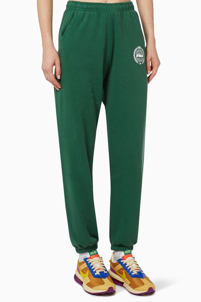 

Prince Crest Sweatpants in Cotton, Green