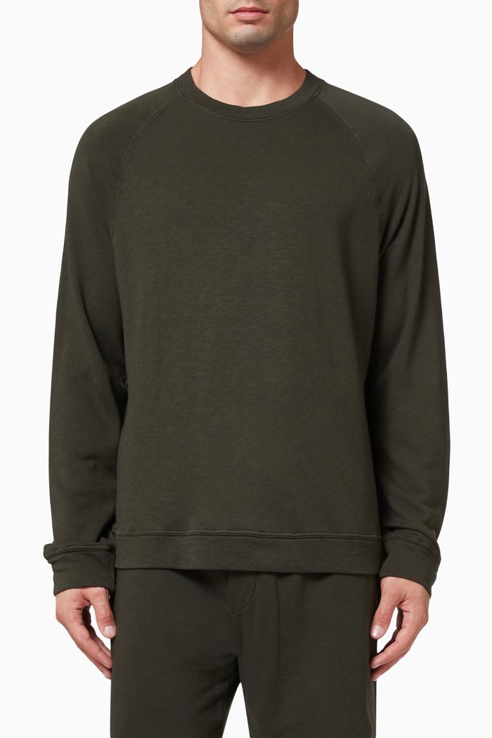 

Sweatshirt in Vintage French Terry, Green