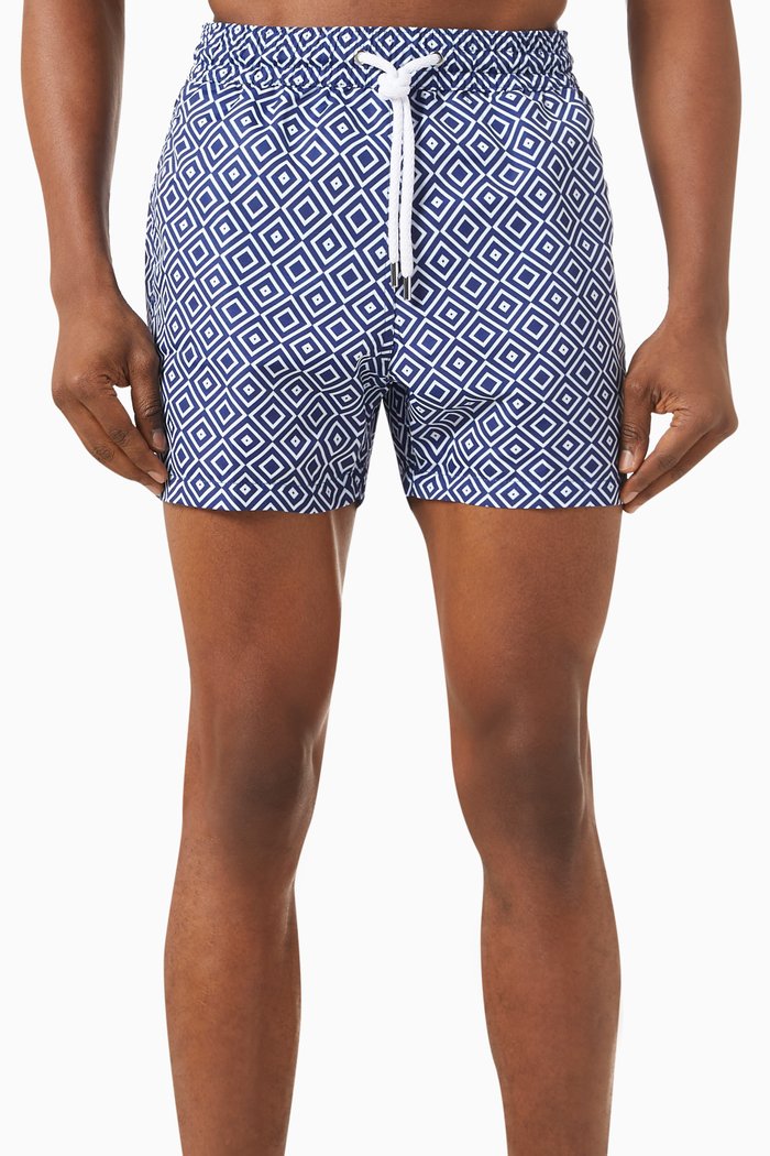 

Angra Sport Swim Shorts in Eco Luna, Blue