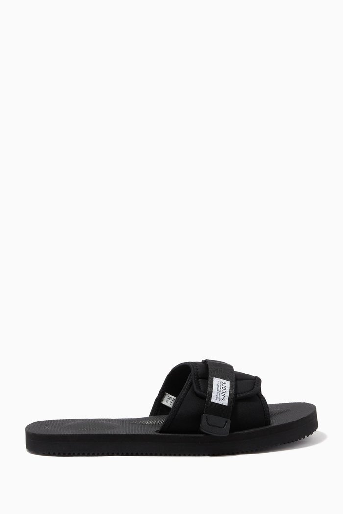 

Padri Slippers in Neoprene & Nylon, Black