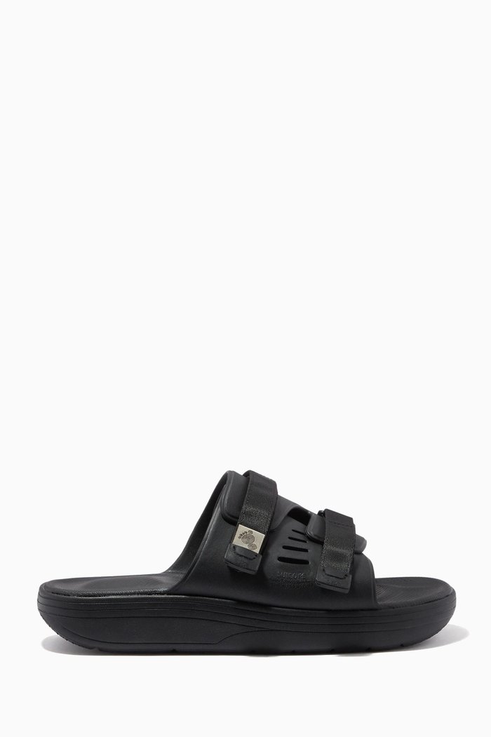 

Urich Sandals in Rubber, Black
