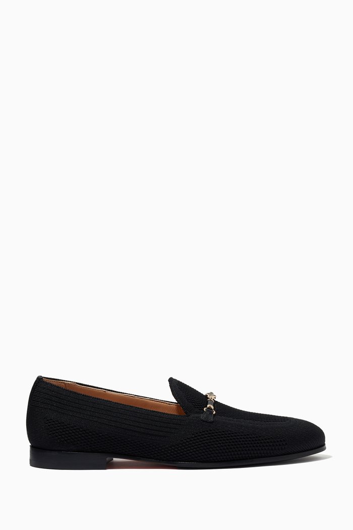 

Loafers in Fabric, Black