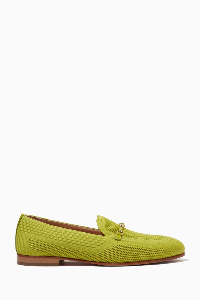 

Loafers in Fabric, Green