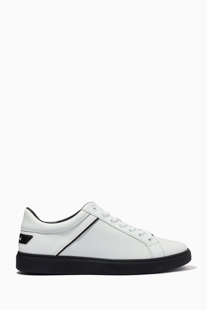 

Low Top Sneakers in Leather, White