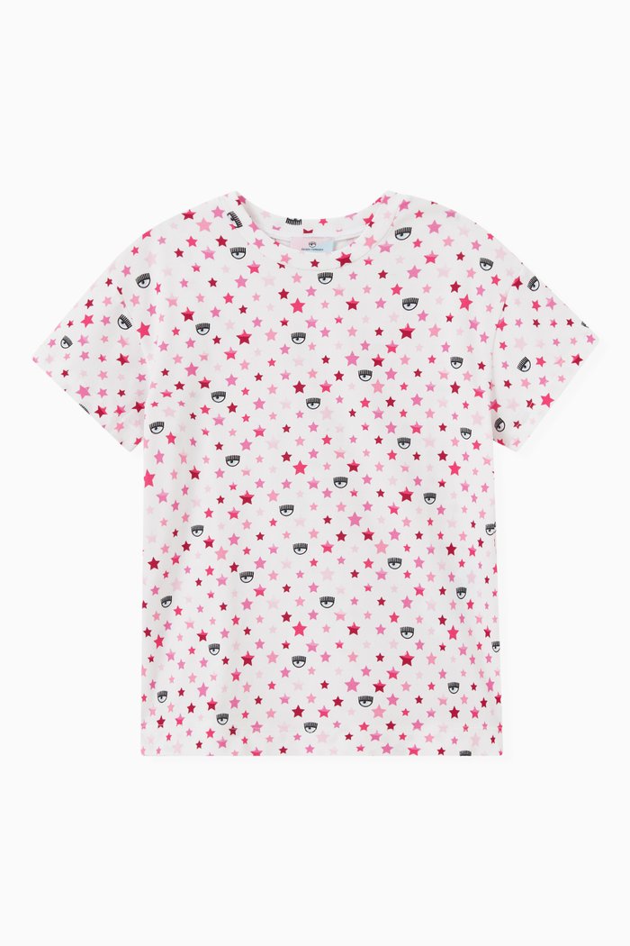 

Logomania T-shirt in Cotton Jersey, White