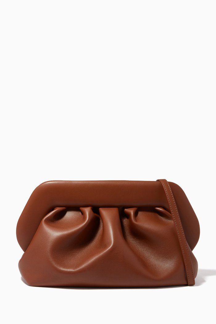 

Bios Pouch in Vegan Nappa, Brown
