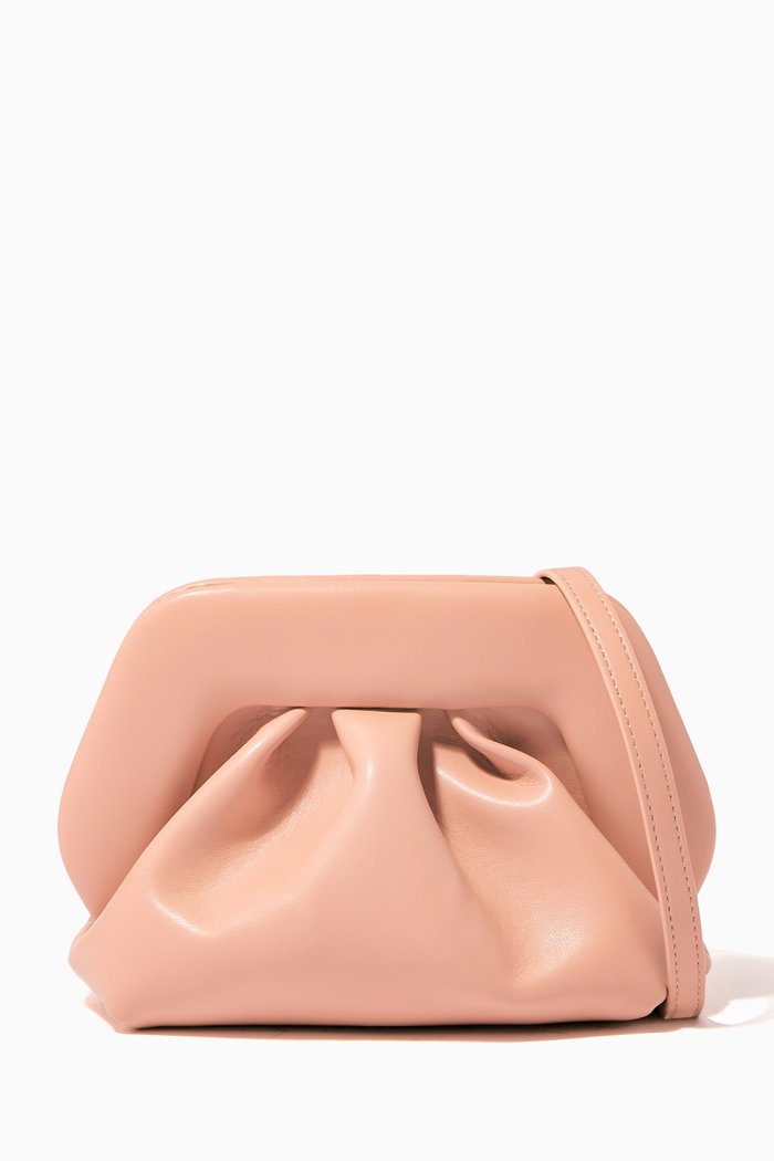 

Gea Mini Clutch in Vegan Nappa Leather, Pink