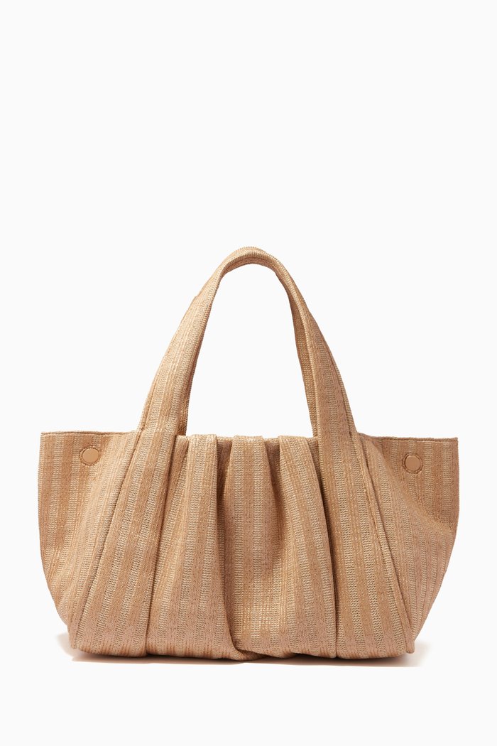 

Irida Tote Bag in Recycled Straw, Neutral
