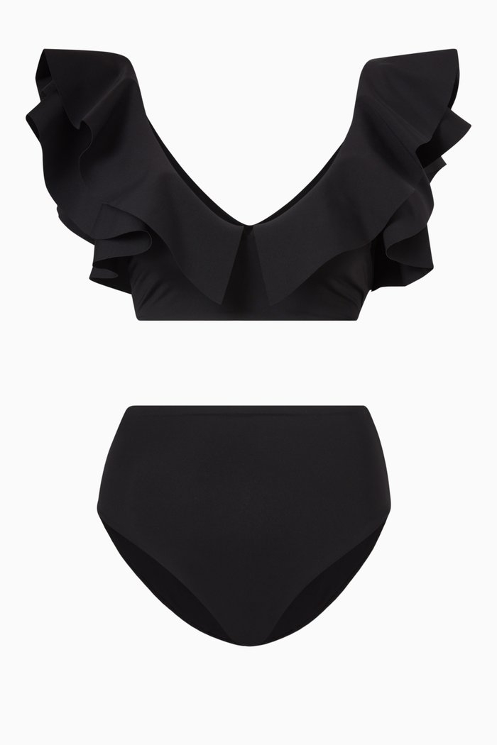 

Mila Bikini Set in Lycra, Black
