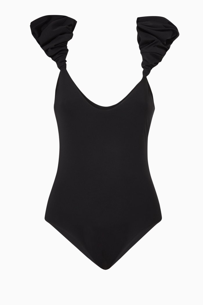 

Joyce One Piece Swimsuit in Lycra, Black