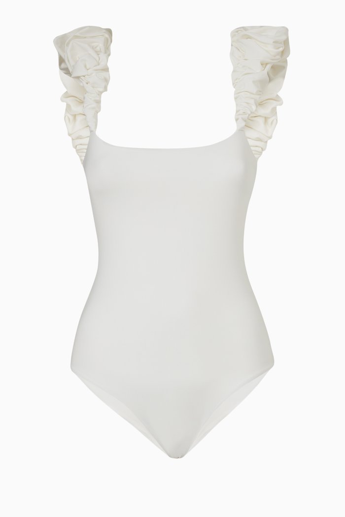 

Denise One Piece Swimsuit in Lycra, Neutral