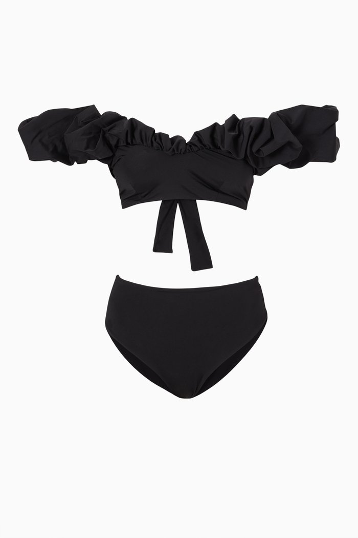 

Lucila Bikini Set in Lycra, Black