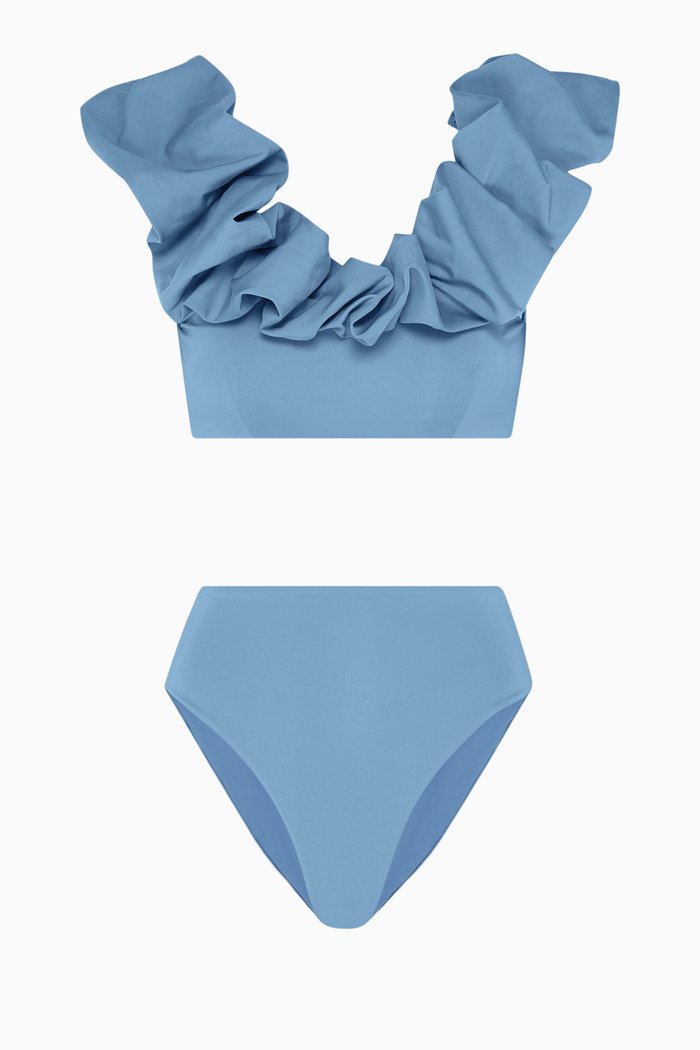 

Lucila Bikini Set in Lycra, Blue