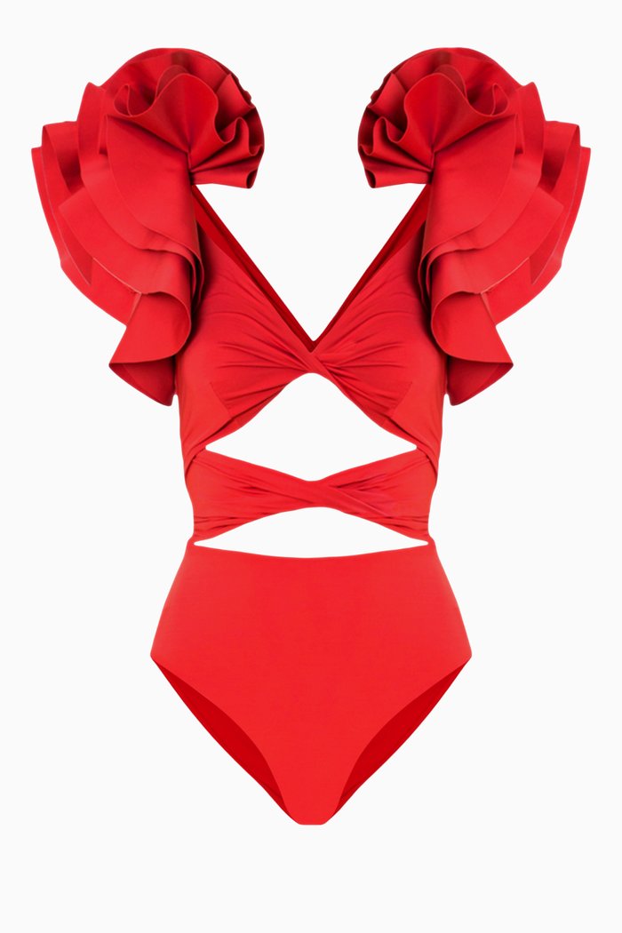 

Kai Bikini Set in Lycra, Red