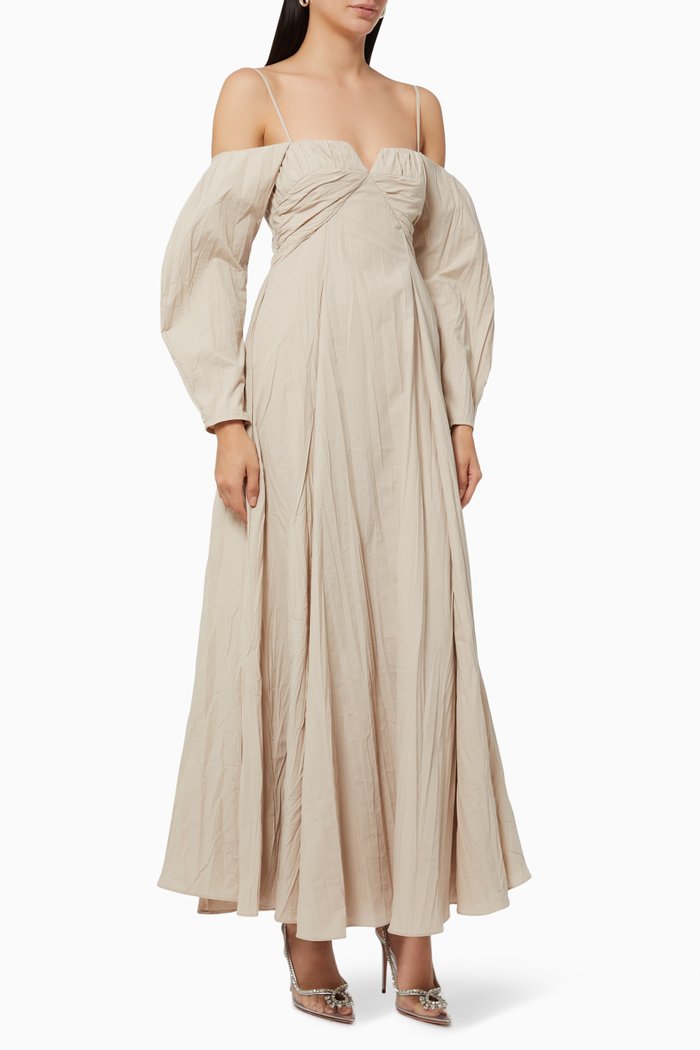 

Giorgia Off-the-Shoulders Dress, Neutral