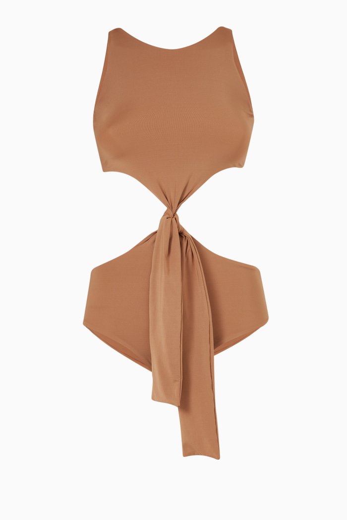 

Bahia One Piece Swimsuit in Lycra, Metallic