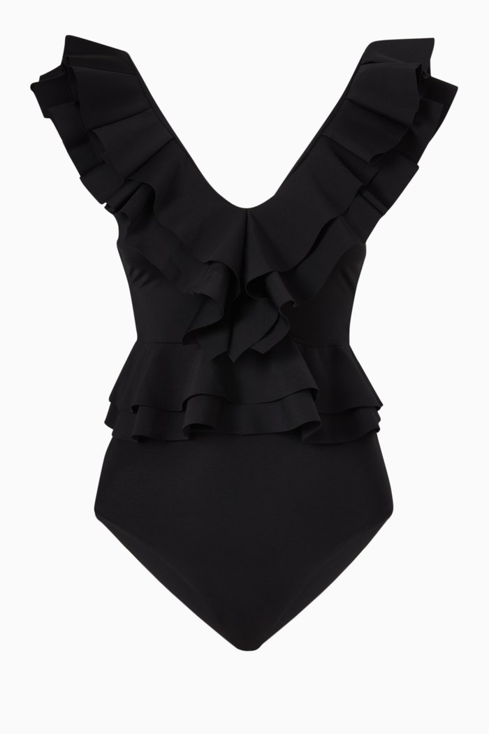 Elcy Bikini Set in Lycra, Black