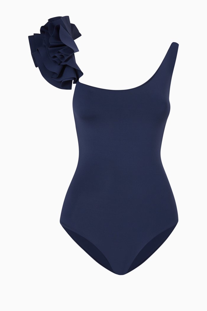 

Tasi One Piece Swimsuit in Lycra, Blue