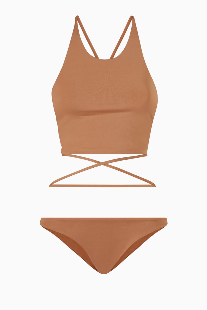 

Amura Bikini Set in Lycra, Metallic
