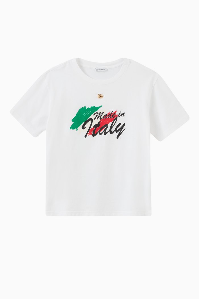 

Marbled Logo T-Shirt, White