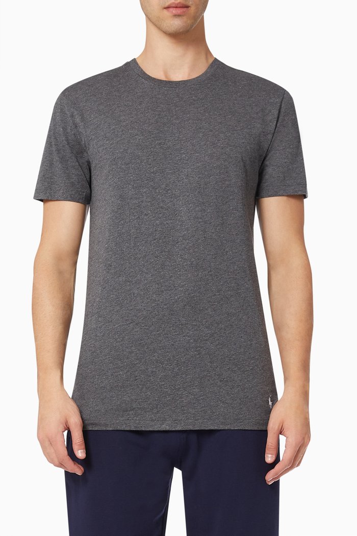 

Crew Undershirt in Cotton Jersey, Set of 3, Multicolour