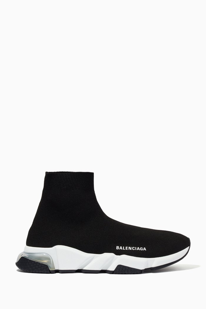 

Speed Clear Sole Sneakers in Technical Knit, Multicolour