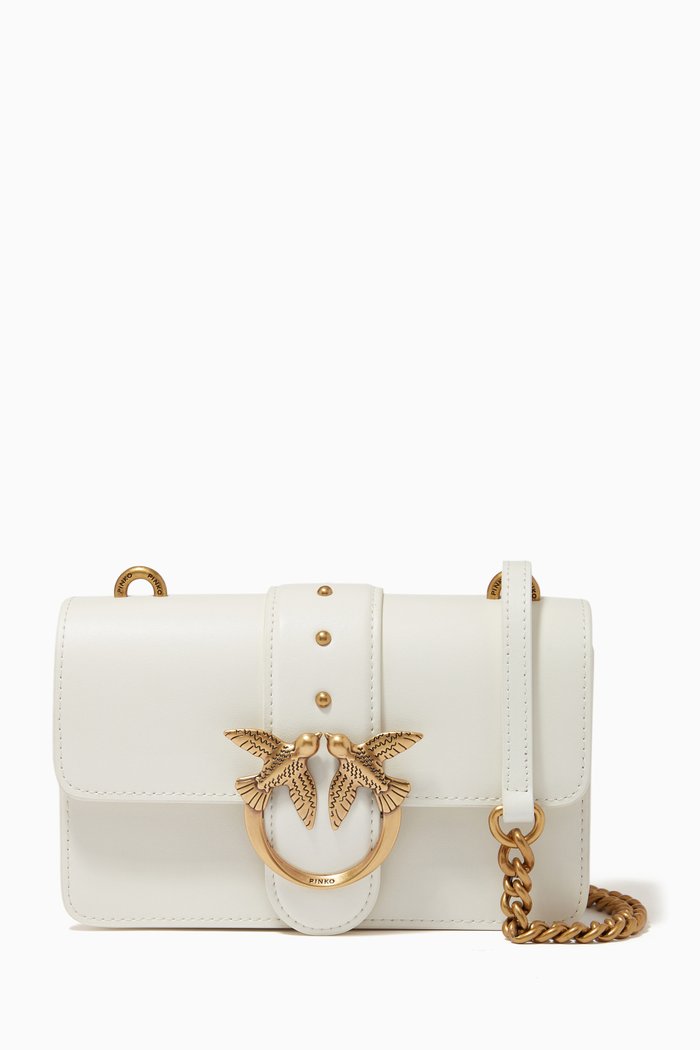 

Classic Love Mini Icon Bag in Leather, Black